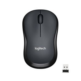 Logitech M220 Silent USB Mus - Kull, 1 Stykk, SEN-910-004878