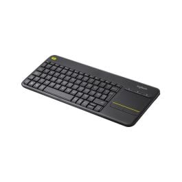 Logitech Wireless Touch Keyboard K400 Plus, svart og hvitt, flerspråklig, 1 Stykk, SEN-703