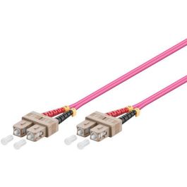 MicroConnect optisk fiberkabel, SC-SC, multimodus dupleks OM4 (Erica Violet), 0,5-20m, 1 Stykk, SEN-184