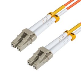 MicroConnect optisk fiberkabel, LC-LC, multimodus, dupleks, OM2 (oransje) 0,5-25m, 1 Stykk, SEN-164