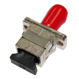 MicroConnect SC-ST-adapter, metall, 1 Stykk, SEN-FIBSCSTADA