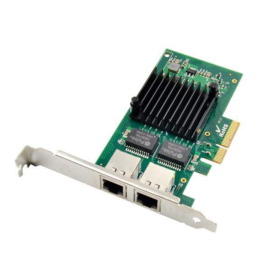 MicroConnect PCIe 2-ports Intel I350AM2 Dual 1GbE serverkort, 1 Stykk, SEN-MC-PCIE-I350-T2