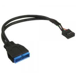 MicroConnect USB2.0 til USB 3.2 Gen2 adapterkabel, 0,15m, 1 Stykk, SEN-USB2TO315