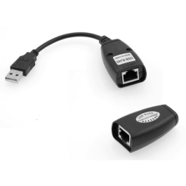 MicroConnect CAT 5/ CAT5e/CAT6 / USB 1.1 Konverter, 1 Stykk, SEN-USBEXT60M
