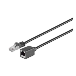 MicroConnect CAT6A S/FTP forlengelseskabel LSZH 3m, svart, 1 Stykk, SEN-W125913133