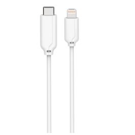 MicroConnect USB-C til Lightning-kabel MFI, 1-2m, Hvit, 1 Stykk, SEN-461