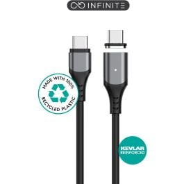 eSTUFF UENDELIG Supermyk magnetisk USB-C-kabel, 2m, 1 Stykk, SEN-W129014492