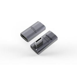 MicroConnect USB-C hann-kvinne angeled straight-adapter, 240W, 40Gbps, USB4 Gen 3x2, 1 Stykk, SEN-W129058429