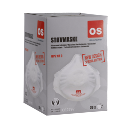 Otto Schachner FFP2-V støvfilter ansiktsbeskyttende masker, 20 stk, SGP-420600