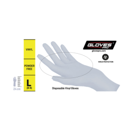 Gloves Pro Vinyl pulverfri engangshansker, 1000 Stykk, SGP-5863