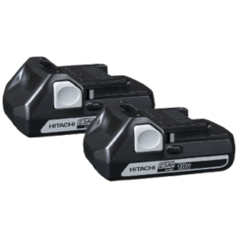 Hikoki Batteripakke 2X2,5Ah – Lett, Lang Levetid, Ingen Memoryeffekt(60020006, 1 Stykk)