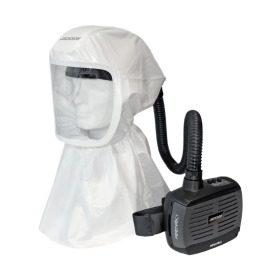 Jackson Safety AIRMAX+ med myk hette, hvit, 4 deler, SJS-40070