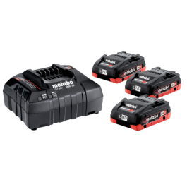 Metabo Basis-sett 3 x LiHD 4.0 Ah, SME-685132000