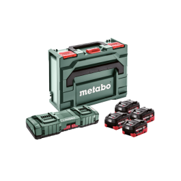 Metabo Basis-sett 4x LiHD 5,5 Ah ASC 145 DUO + metaBOX 145, SME-685180000
