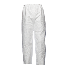 Tyvek 500 Bukse – Kjemikaliebeskyttelse (Hvit, 1 Stykk, Størrelse M–2XL), SSK-988