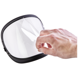 CleanAir Visir – Utskiftbart, Klart, Komfortabelt (805300757, 1 Stykk)