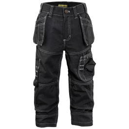 Blaklader Bukser – CORDURA Forsterkning (Barn, Svart, Størrelser C104-C164), 1 Stykk, SSK-B855