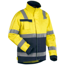 Blaklader Skalljakke – Flammehemmende, HI-Vis (Gul/Marine), 1 Stykk, SSK-B236