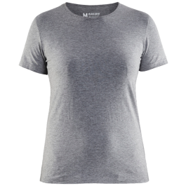 Blaklader T-skjorte – Komfortabel og Slitesterk (Dame, Grå Melange, Størrelser XS-3XL), 1 Stykk, SSK-B359