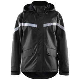 Blaklader Regnjakke – Vind- og vanntett (Svart, Størrelser XS-4XL), 1 Stykk, SSK-B766