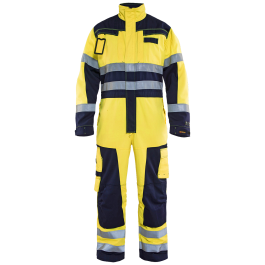 Blaklader Multinorm Kjeledress – Maksimal Beskyttelse (Gul/Marine, Størrelser 46-64, C100-C158, D96-D116), 1 Stykk, SSK-B150