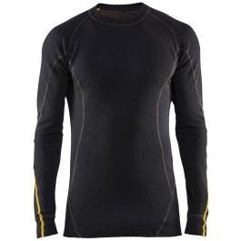 Blaklader Flammehemmende Undertrøye – Høy Kvalitet (Svart, Størrelser XS-4XL), 1 Stykk, SSK-B604