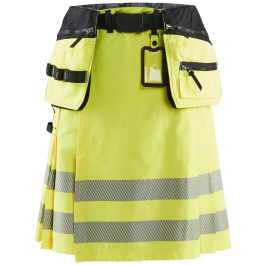 Blaklader Kilt – Høy Synlighet, Komfortabel (Gul/Svart, Størrelser 46-58), 1 Stykk, SSK-B163