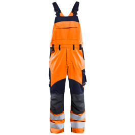 Blaklader Selebukse – Flammehemmende, høy slitestyrke (Oransje/Marine, Størrelser 46-64, D96-D124), 1 Stykk, SSK-B254