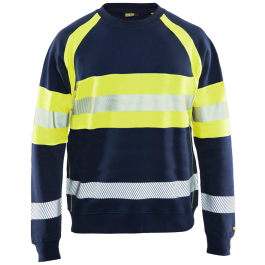 Blaklader Sweatshirt – Myk, Komfortabel, Flammehemmende og HI-Vis, 1 Stykk, SSK-B082