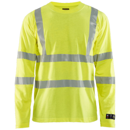 Blaklader Langermet T-skjorte – Flammehemmende, HI-Vis, 1 Stykk, SSK-B060