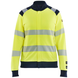 Blåkläder Flammebestandig Genser – Dame, Gul/Marine, Størrelser XS-3XL, 1 Stykk, SSK-B017
