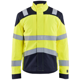 Blåkläder Industrijakke – Flammehemmende, Vannavvisende, Høy synlighet, 1 Stykk, SSK-B008