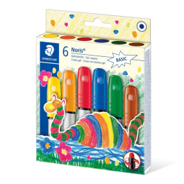 Staedtler Gel Fargestifter – Enkle Å Bruke, Strålende Farger (STA2390C6, 1 Eske)