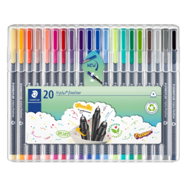 STAEDTLER Fineliner Triplus 0,30mm Assorterte farger, SDC-501