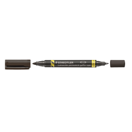 Staedtler Marker Duo Lumocolor – Vanntett, Hurtigtørkende (STA3489GP, 1 Eske)