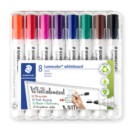STAEDTLER Lumocolor Whiteboard-markører - Assorterte farger og størrelser, SDC-511