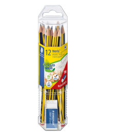 Staedtler Blyant Noris HB – Høy Kvalitet, Brekkasjesikker (STA61120P1, 1 Eske)