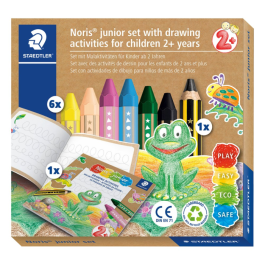Staedtler Noris Junior Tegnesett – Perfekt for Små Barn (STA61C1, 1 Eske)