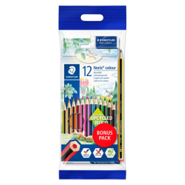 Staedtler Fargeblyanter – Bonuspakke Med Gratis Gave (STA61SET6, 10 Eske)