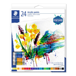Staedtler Akryl Maling 12ml Assortert for FIMO, SDC-554