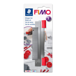 Staedtler FIMO Knivsett – Presis Skjæring, Gummigrep (STA870004, 1 Eske)