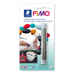 Staedtler Perlenåle i Metal – Enkle Hull i Fimo (STA871220, 1 Eske)