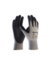 ATG ESD-Hansker – Tynne & Slitesterke(1000296, Grå Melange, Unisex, 12 Par, størrelse-10)