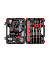 Gedore Red Line, R38003043, 43-stk måleverktøysett med skjære- og skruverktøy, 1 sett, SGD-3300190