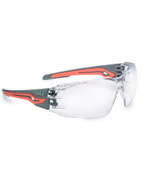 Bolle Safety Clear Eco Pack beskyttelsesbriller, grå/rosa, SBS-PSSSILP0922