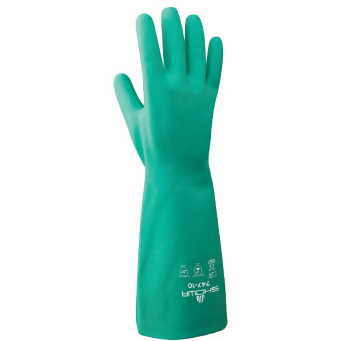 Showa Nitrilhansker – Ekstra Lang, Suverent Grip, 1 Par, SSS-1173