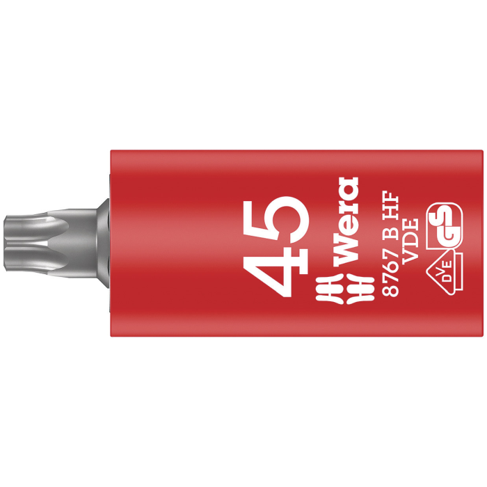 Wera Zyklop Bit Socket – VDE Isolert, Kompakt (TX 20-45), 1 Stykk, SWE-390