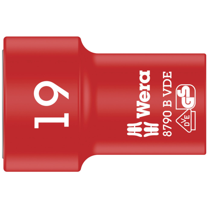 Wera Zyklop 3/8" VDE Stikkontakter – Økt Sikkerhet, 1 Stykk, SWE-398