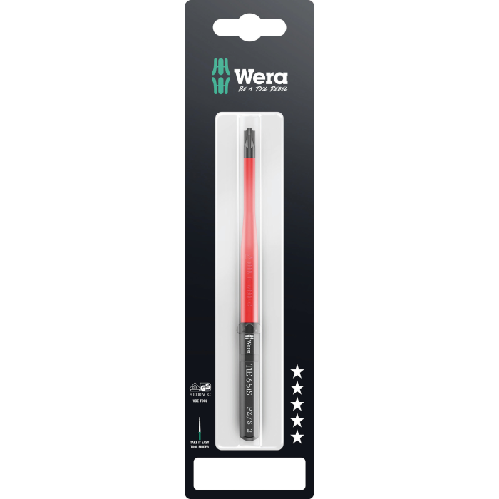 Wera Kraftform Kompakt VDE Isolert Skrutrekker Set, 1 Stykk, SWE-549