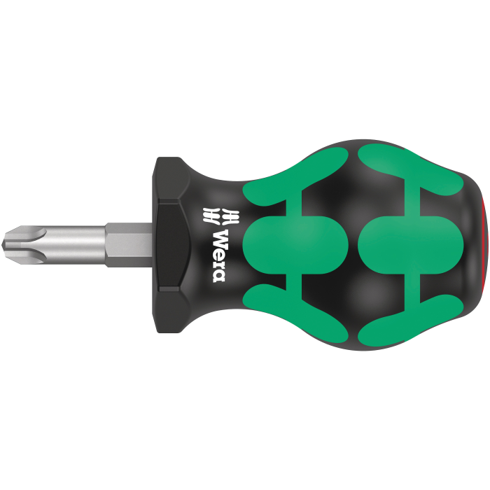 Wera PH Phillips-håndskrujern – Kompakt og Ergonomisk (PH 1-3x25), 1 Stykk, SWE-080